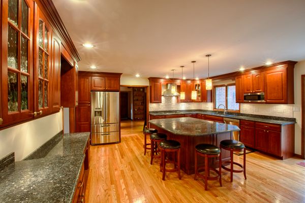 Cherry Kitchen Cabinet Repair in Colleyville