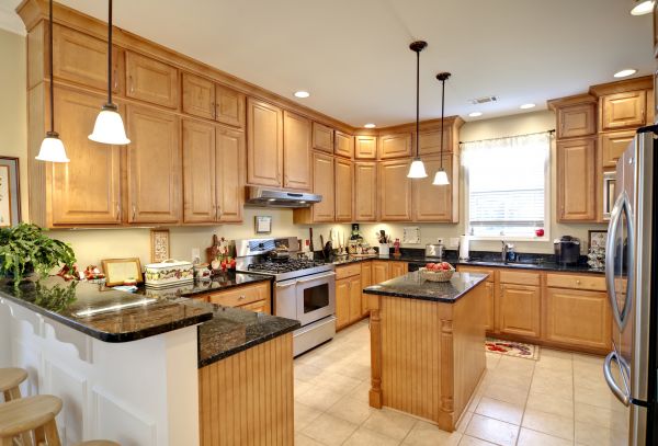 Maple Kitchen Cabinet Repair in Colleyville
